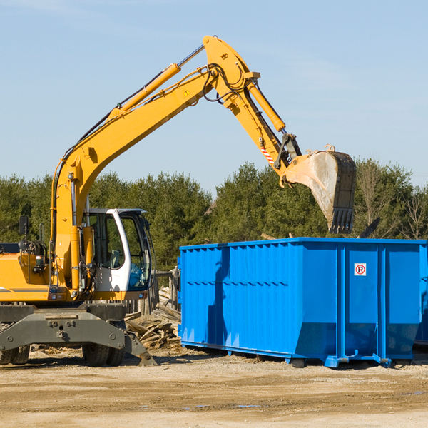 is there a minimum or maximum amount of waste i can put in a residential dumpster in Cooleemee North Carolina